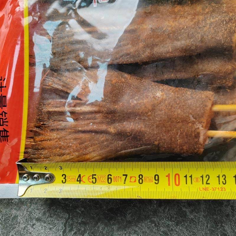 新品60克烧烤腌制深海鲽鱼尾串10支蝶鱼尾商用食材冷冻鸦片鱼半成