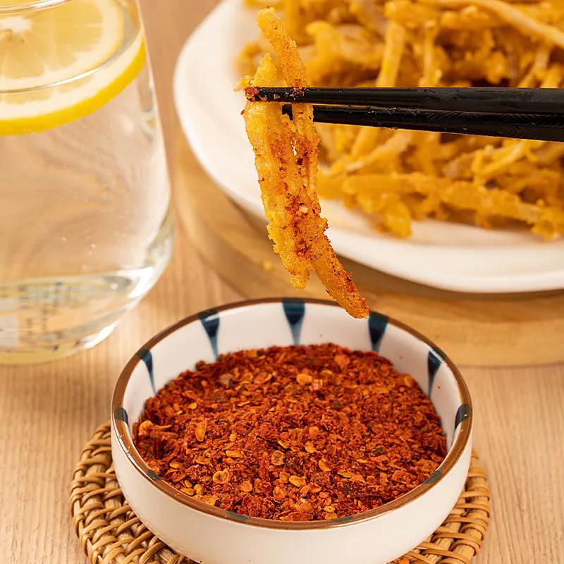 新品洪湖脆香芝麻藕条商用速冻半成品油炸干煸藕丝预制菜莲藕湖北