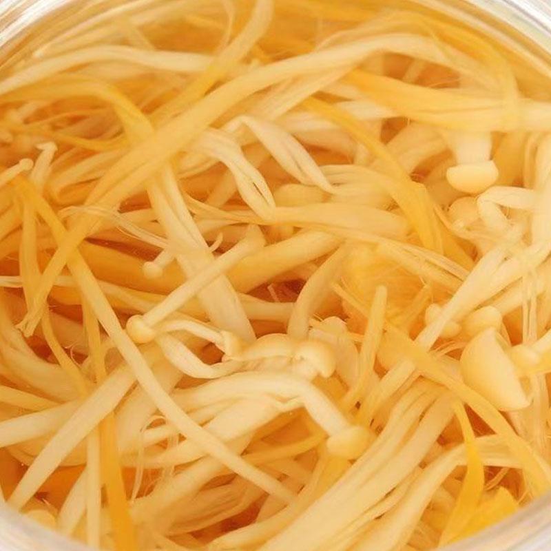 新品清水金针菇350g*20袋商用凉拌食用菌蘑菇餐厅火锅麻辣烫食材