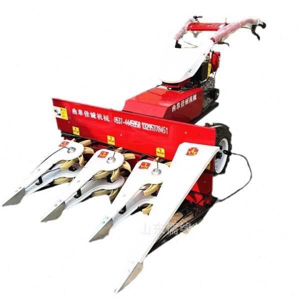 柴油手推式收割机 效率省人工收割机 一边倒收获机