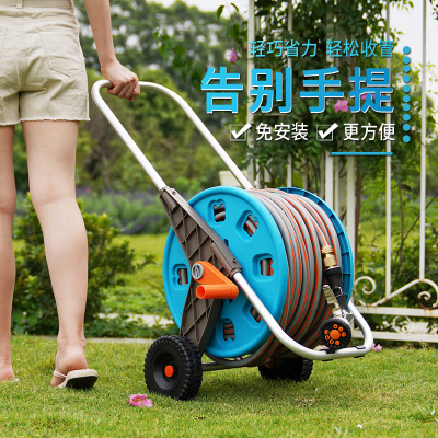 浇花水管软管喷头高压洗车水枪园林家G用花园庭院收纳车架工具套