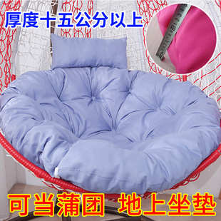 棉麻蒲团坐垫家用加厚圆形布艺阳台大G号可坐地垫飘窗打坐榻榻米