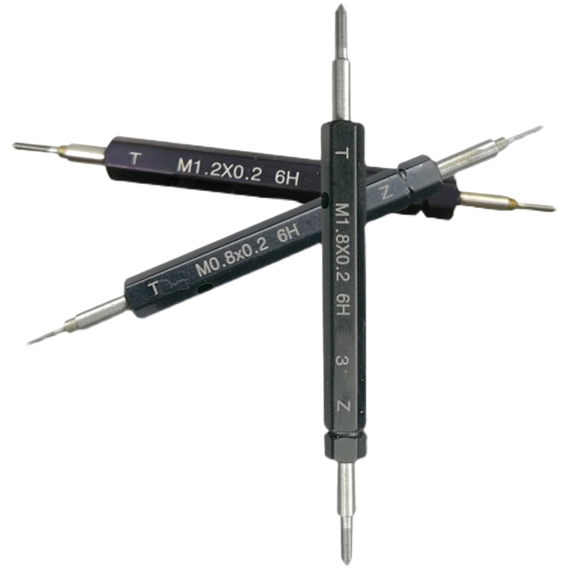 螺纹塞规量规5H6iH7H通止规M1M1.2M1.4M1.6M1.7M6内螺纹规牙规塞