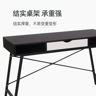 电脑桌简易职X员开会办公桌 带抽屉办公桌家用儿童学习书桌台式