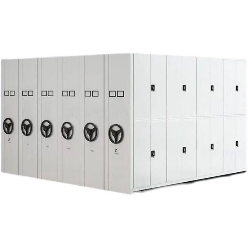 档案室智能密集架全封闭电动不锈钢移动密集柜手摇式密集档案柜