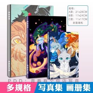 猫武士周边猫武士三剑客写真集狮焰松鸦羽冬青叶海报照片书画集画