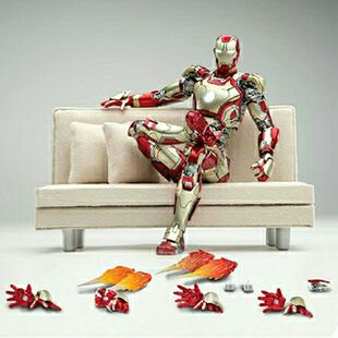 钢铁侠合金版Comicave1/12超合金属CS钢铁侠MK43 MK42 MK7可动发