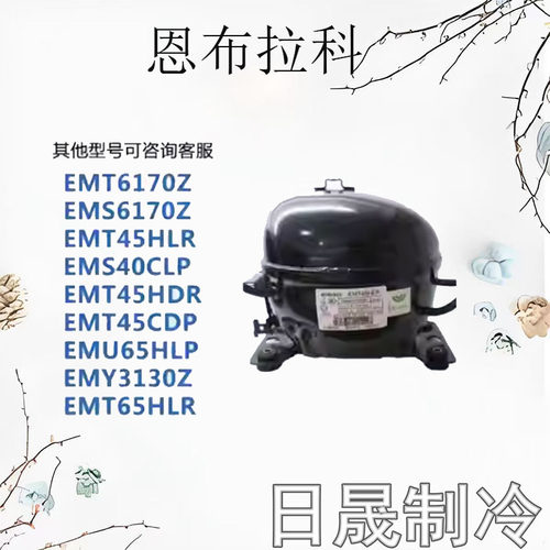 恩布拉科R134a压缩机EMT45HDR