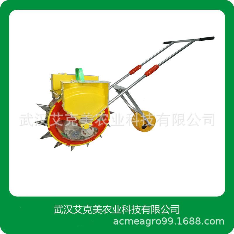 双8嘴播种施肥机玉米大豆花生豌豆播种机点播器人力手推播种机