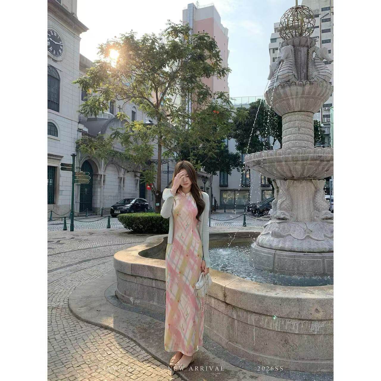 3.12【小水推荐】2件减10 百搭旗袍#不退不换 8441