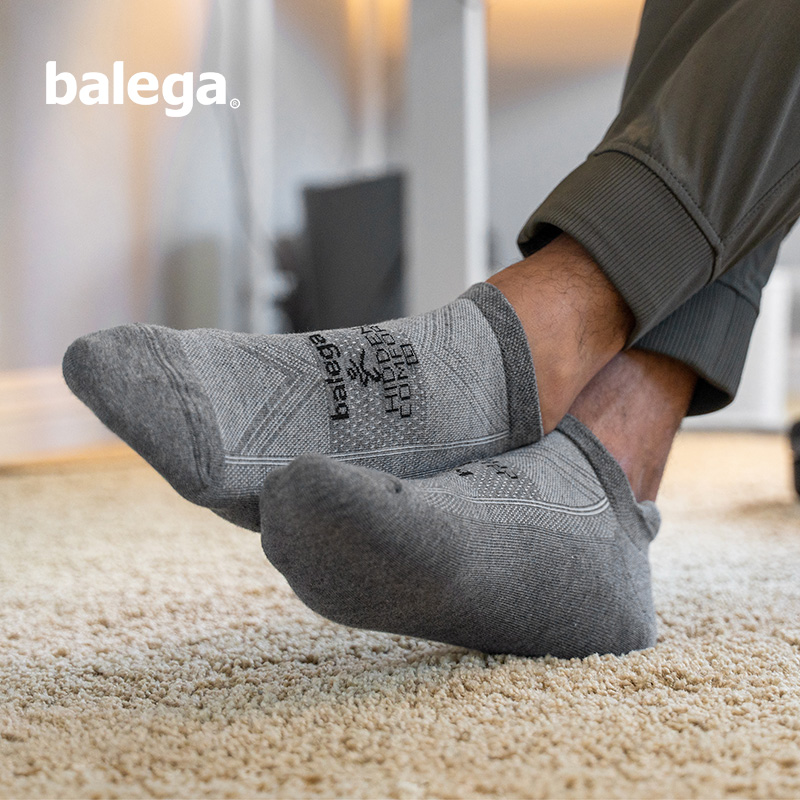 balega专业马拉松跑步袜毛巾底