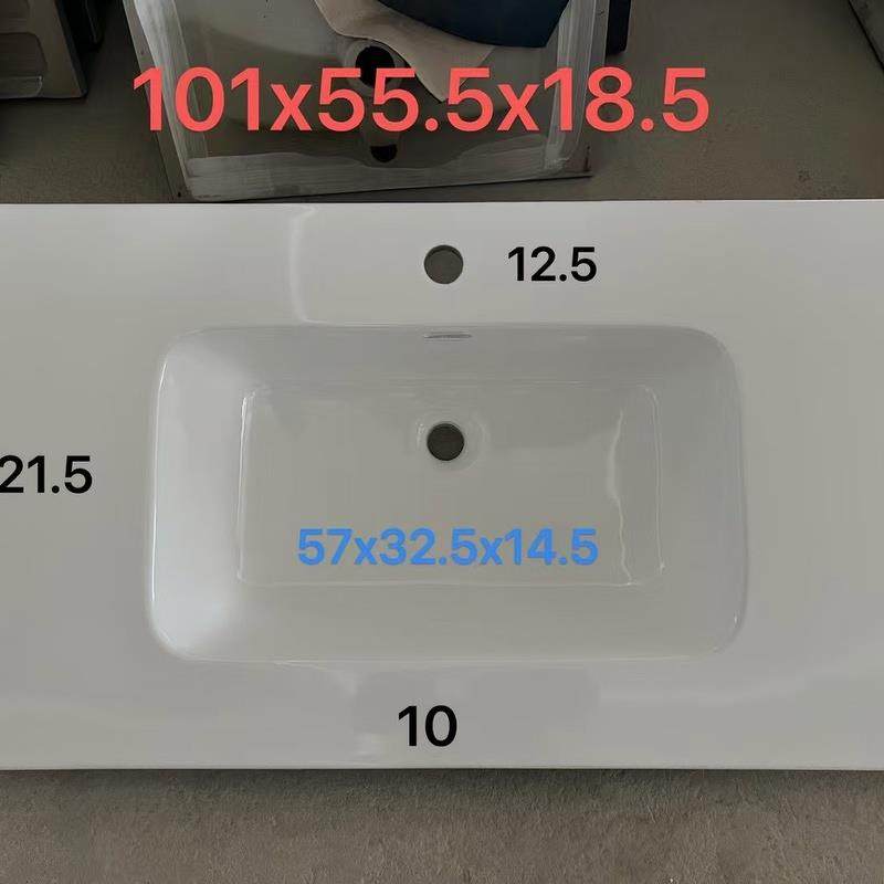 一体式台盆陶瓷洗手盆浴室柜日式浴柜挂墙两件式洗漱柜洗漱台组合