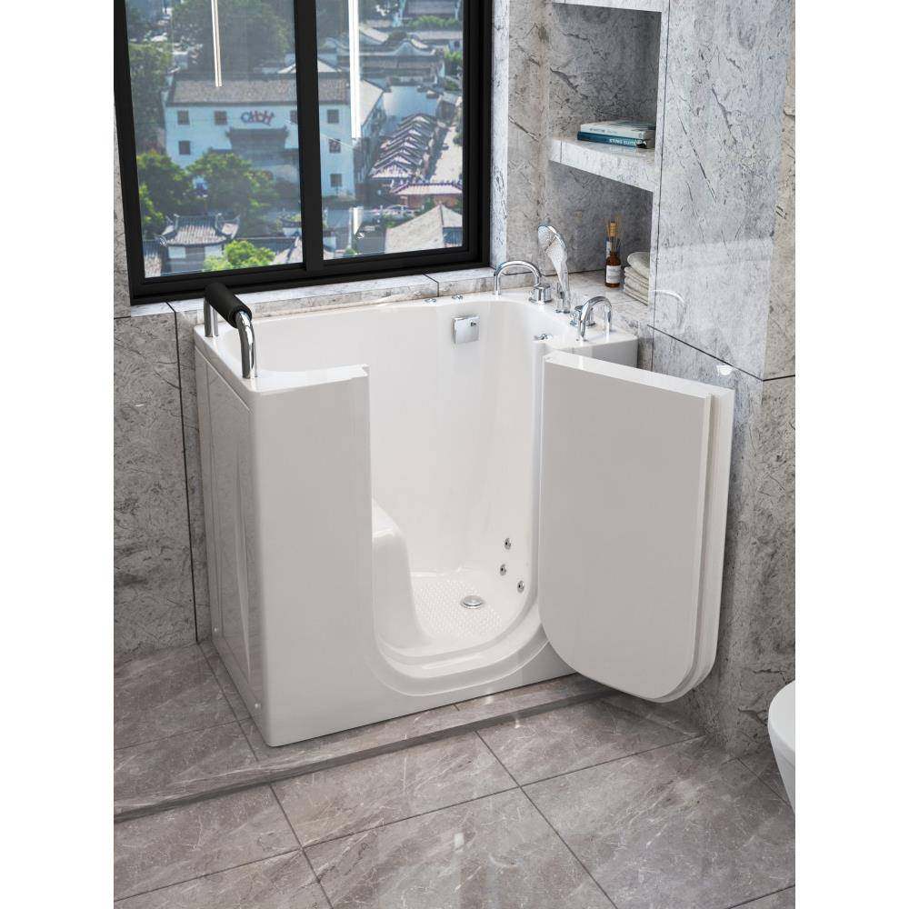 老人专用浴缸无障碍步入侧开门式深泡亚克力按摩恒温家用小户型