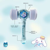 泡泡机儿童手持2024全自动玩具小粉锤子电动魔法棒女孩爆款 发光