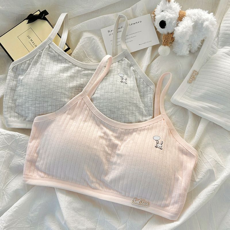 安心猫少女文胸发育期内衣小背心
