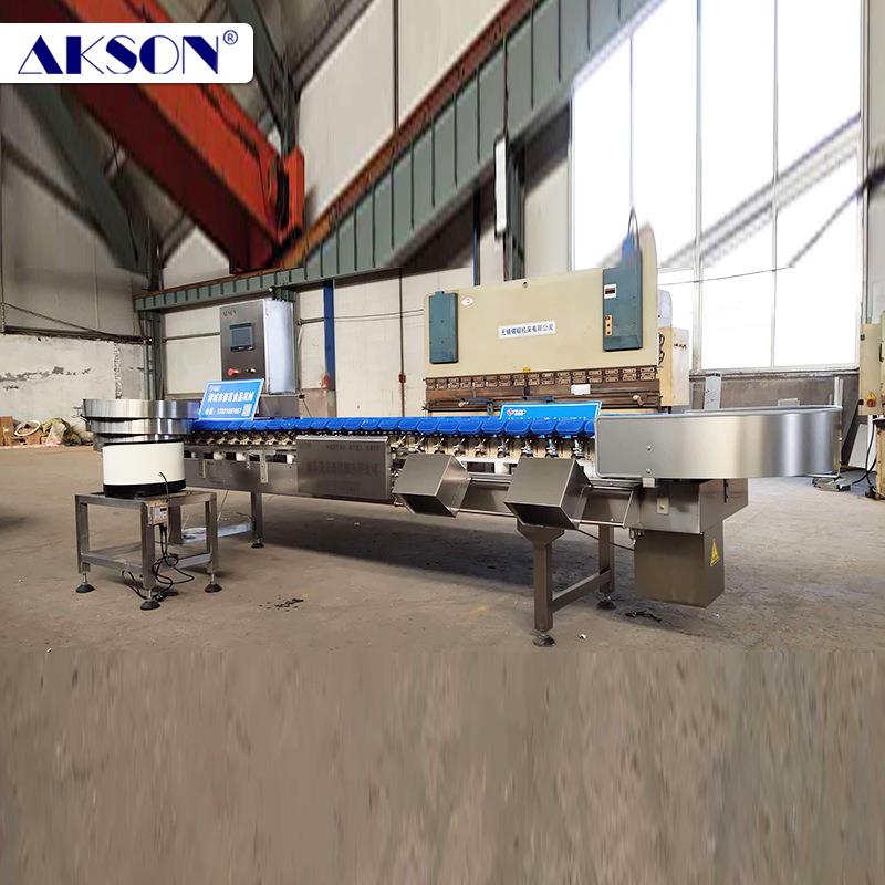 厂家源头禽肉类自动重量分选机果蔬重量分拣机保质期长口碑好