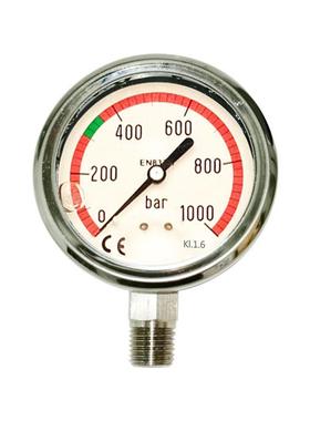 供应不锈钢压力表耐震压力表防震注油304压力表径向YNBF601000ba