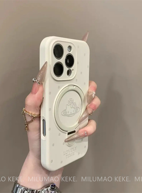 kitty猫液态硅胶磁吸支架适用iPhone16pro苹果17手机壳15ProMax新款13高级12女款11网红14plus软ProMax防摔套