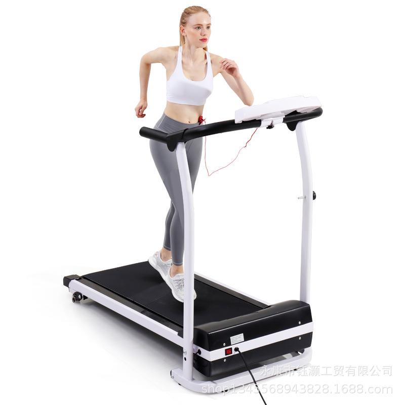 热销外贸跨境电动跑步机家用健身器材减震款折叠超静音免安装