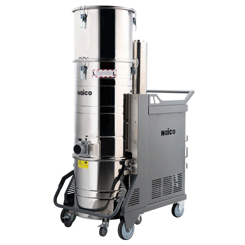 M90三相电工业吸尘器可移动式不锈钢吸尘器工厂车间吸尘机器