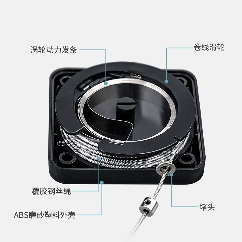 免打孔家用闭门器缓冲关门铁拉门闭合推移推拉隐藏式自动关门神器