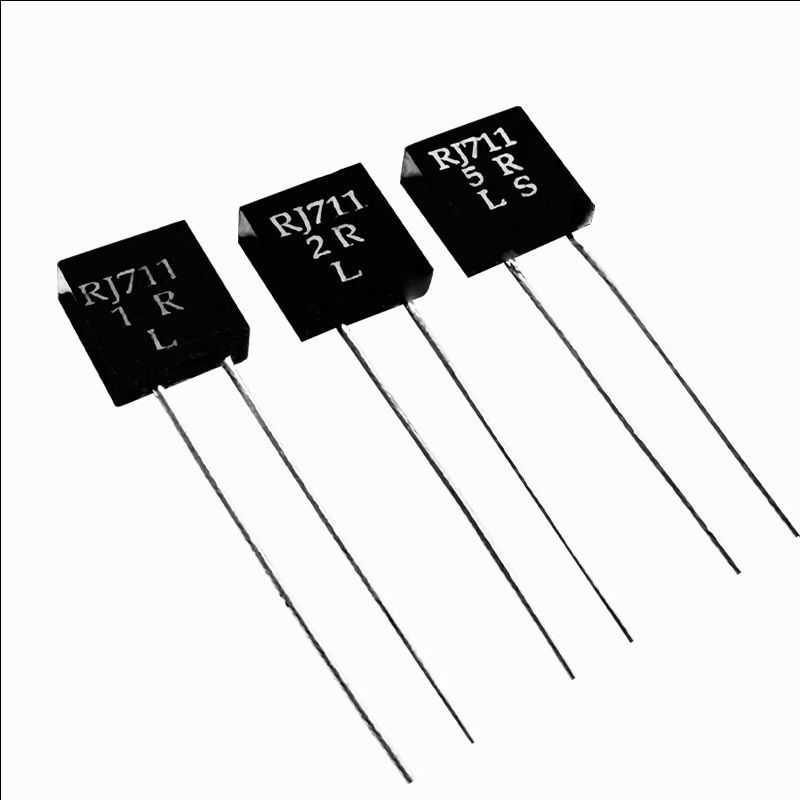 RJ711高精密低温漂金属箔无感电阻0.5W10R 200R 1K 1M 0.01% 5PPM