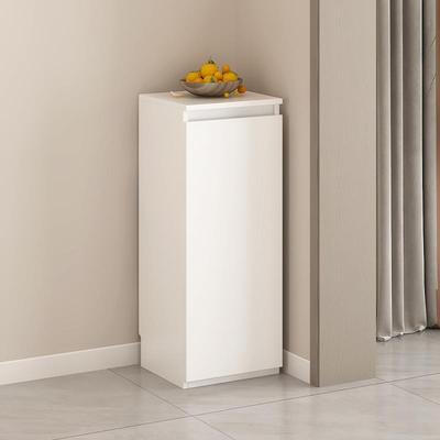 墙边薄柜20公分门后收纳柜30厘米厨房储物柜走廊尽头实木定制30cm