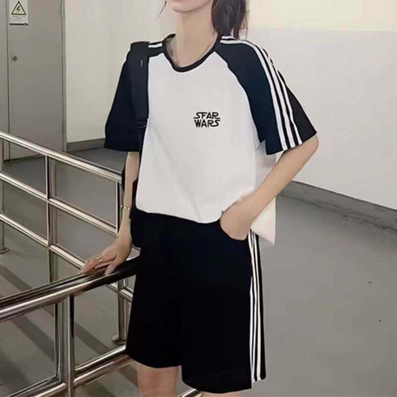 中考体育考试专用运动服套装女生初中学生体考短裤跑步服装中招夏