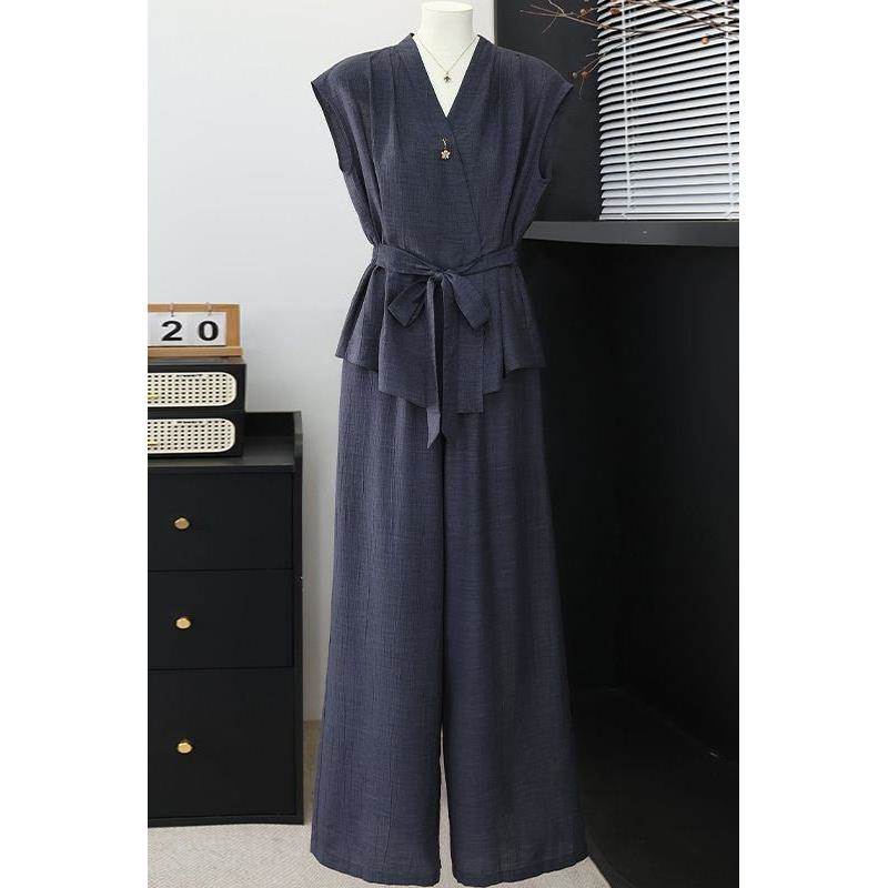 中老年妈妈夏装套装气质短袖时尚显瘦上衣服新款洋气女士减龄小衫