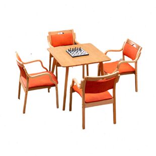 院公寓家用养老老老年桌椅老院养组合老桌椅餐椅休闲老适养社区敬