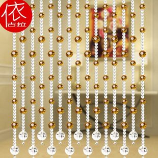 长帘客厅 依古拉珠帘门帘水晶隔断帘玄关成品帘子屏风挂帘新款 036