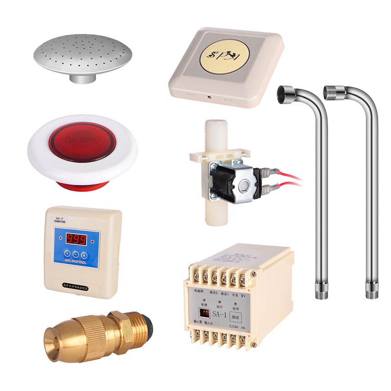 桑拿房自动喷淋装置浇水器控制器触摸开关电动喷水洒水干蒸炉设备