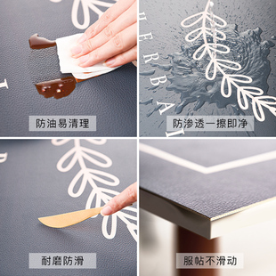 侘寂风椭圆形皮革西餐垫防水防油隔热家用碗垫pvc桌垫餐垫桌布垫