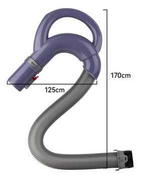 万创适配shark鲨鱼NV350手持式吸尘器配件紫色手柄软管 伸缩管