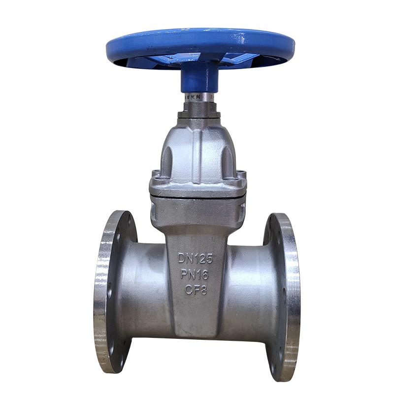 不锈钢磁性加密闸阀JMZ45X-16P304法兰软密封闸阀磁力防盗阀门