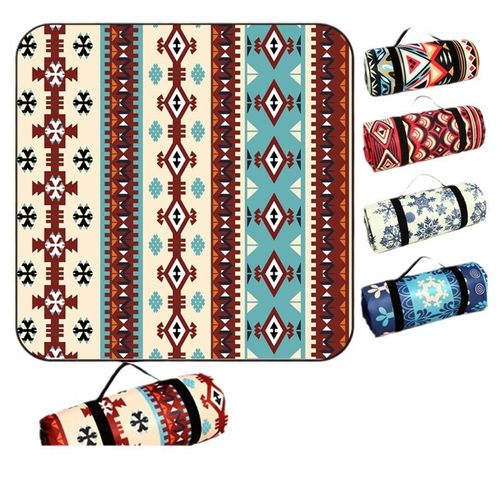 民族风家用野餐垫地板便携垫子户外露营帐篷防潮垫加厚蒲团野炊垫