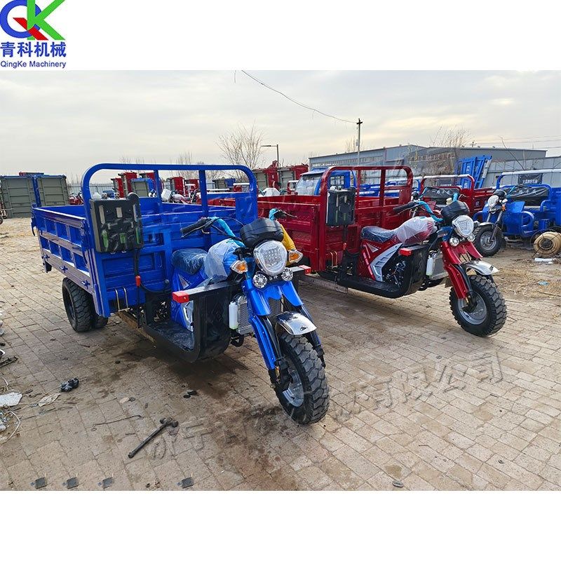 7.6kw汽油摩托三轮车 农用代步汽油载重王 风冷矿用三轮翻斗车