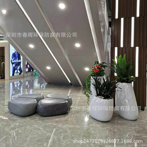 钢鹅玻卵石CH-G3452校造型组合休闲椅商场学璃公共等候休息座椅美