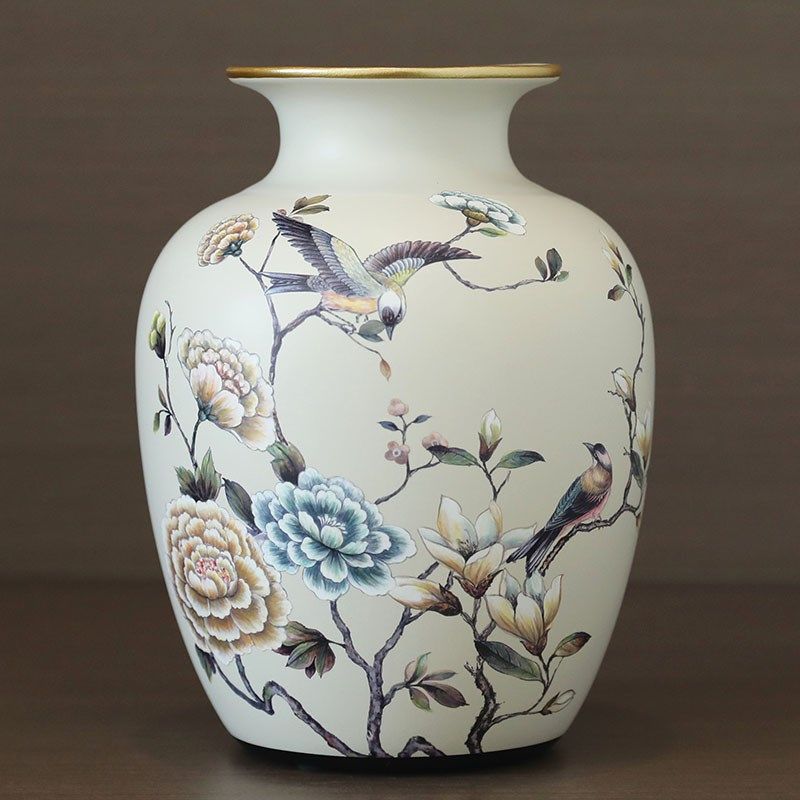 美式陶瓷花瓶新中式餐桌玄关茶几摆件现代简约欧式法式创意工艺品,家居饰品,花瓶,淘宝优惠券,粉丝福利购,淘宝优惠卷