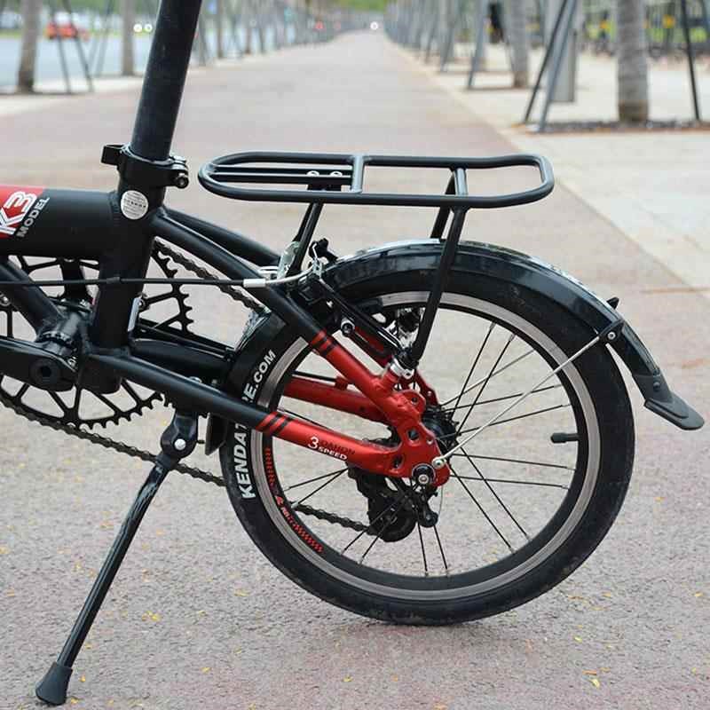 适用大行折叠自行车货架K3PULS碟刹BYA41214/16寸V刹铝Z合金后尾