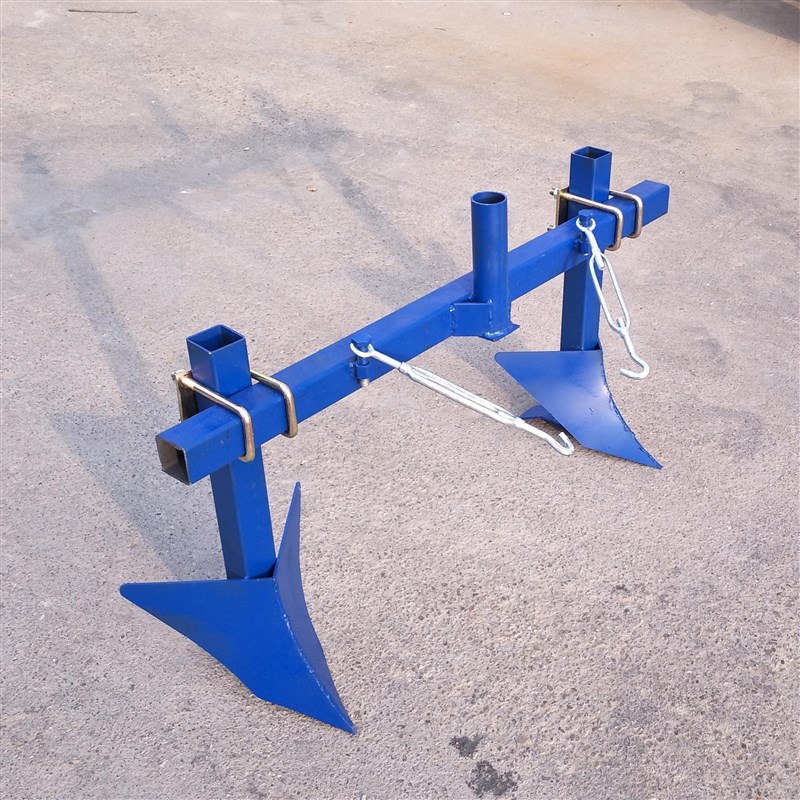 开沟犁手扶c拖拉机开沟培土犁花生红薯开沟犁除草培土犁旋耕机直