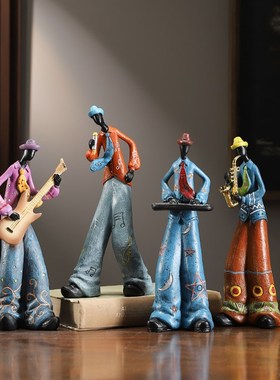 轻奢高档酒柜装饰品m摆件客厅餐边柜电视柜客厅高端上档次大气摆