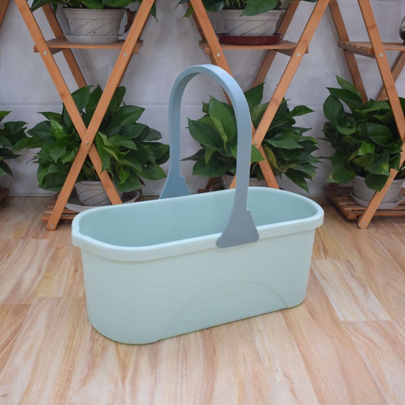 加厚免手洗平板拖把清洗桶大水桶长方形胶棉手提塑料.桶家用大号