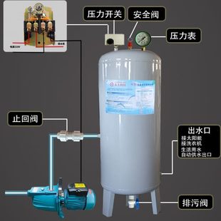 压力罐增压无塔供水器塑钢超20种型号压力容器自动供水井水水泵控