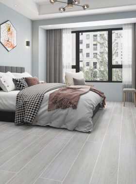 客厅灰色地板卧室0奶通体20灰0边木纹砖咖色瓷砖20直x1奶浅仿实木