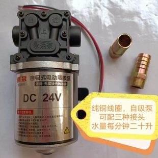 混合电动水油泵自抽自吸泵4分接口 货车淋水24V12V增压泵汽车改装
