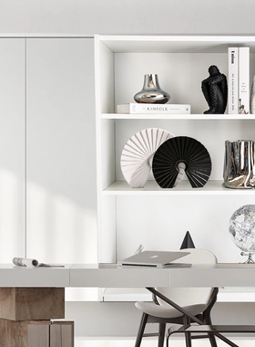 招财领导办公室装饰品摆件书柜子现代创J意高档老板桌面大气高级