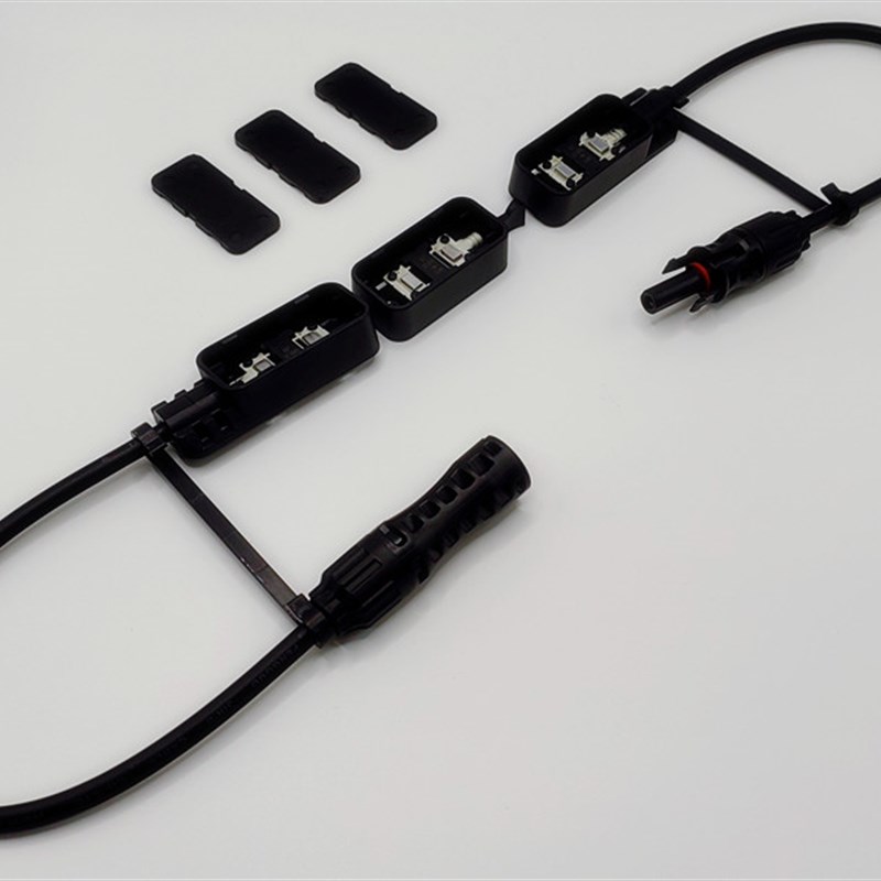 太阳能板3伏分体接线盒o光板双接线盒/1500V30A光伏面组件三分体
