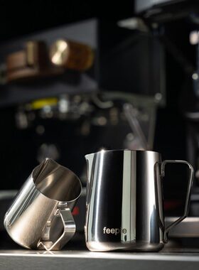 奶4刻度缸内e不锈钢pi尖嘴奶泡啡派奶f缸ee杯杯拉花30打打拉花杯