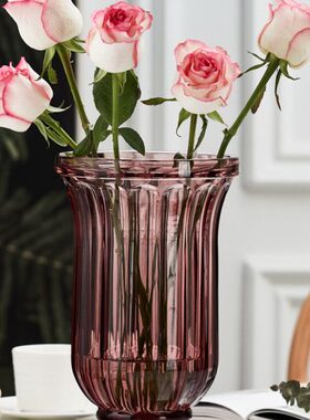 L欧式客厅E特大号浮雕电视柜 城堡样板间装饰STGA插花玻璃花瓶器